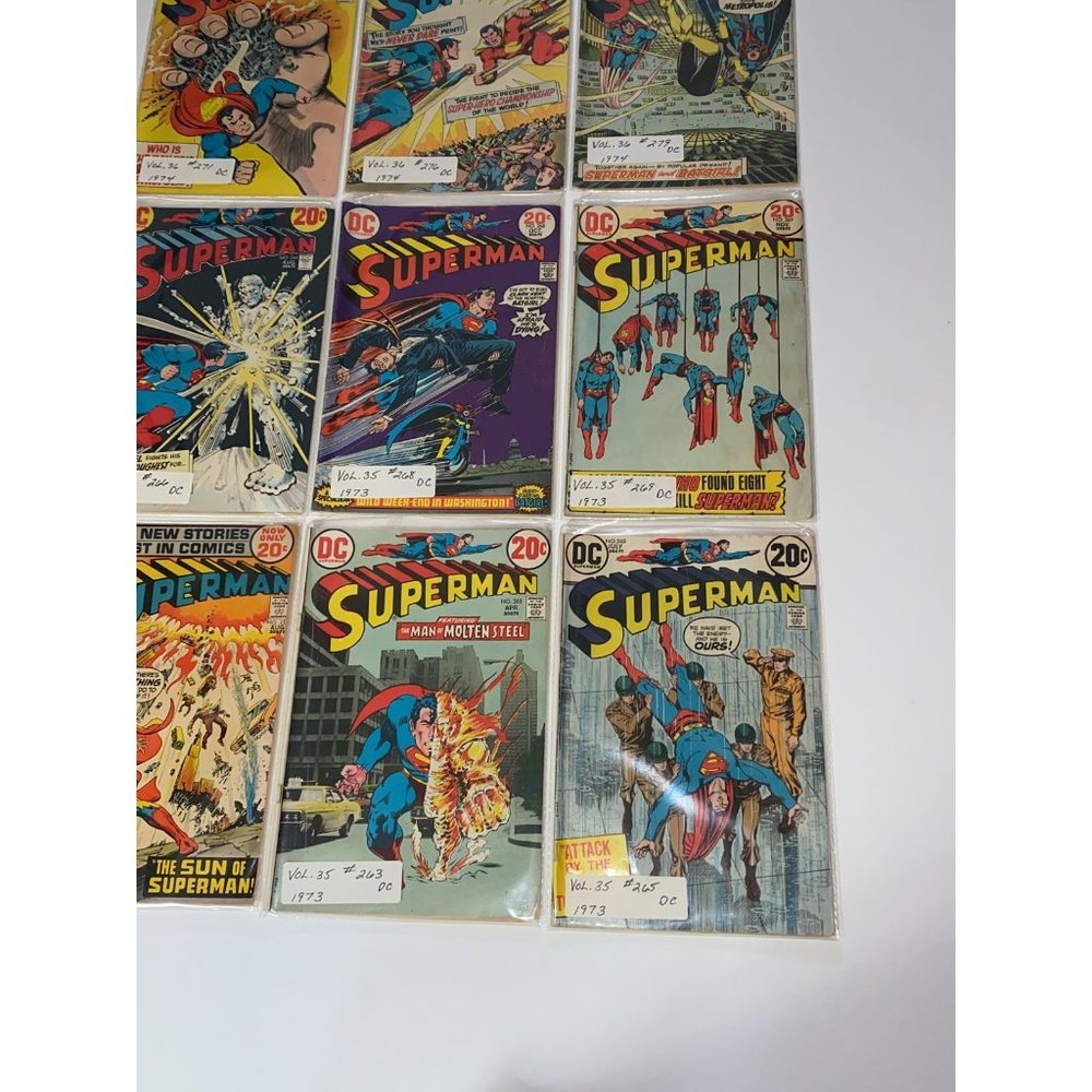 9 SUPERMAN DC COMIC BOOKS - Picture 3 of 6